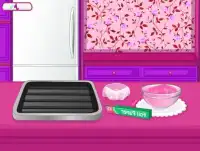 खाना पकाने के खेल लड़कियों के लिए आइसक्रीम सैंडविश Screen Shot 1