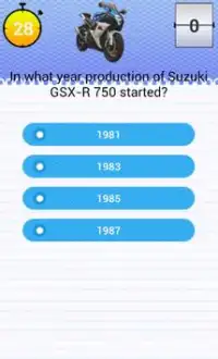 Quiz for Suzuki GSX-R750 Fans Screen Shot 2