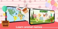 Puzzle for kids - Learn Animal Names And Habitats Screen Shot 0