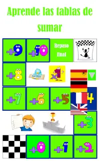 Tablas de Sumar Screen Shot 1