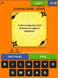 Shinobi Trivia: Naruto Screen Shot 14