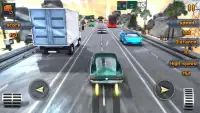 राजमार्ग स्पीड कार रेसिंग: अंतहीन यातायात रेसर Screen Shot 2