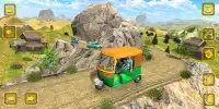 Uphill Offroad Tuk Tuk Rickshaw Hill Climb Driver Screen Shot 1