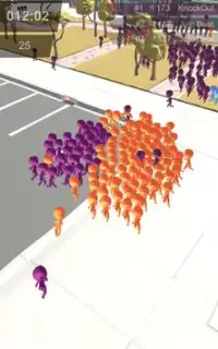 Stickman Crowd in City Screen Shot 1