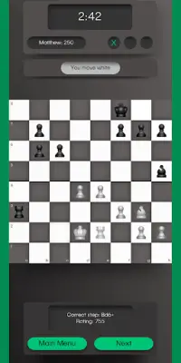 Chess Puzzle Battle - Practice Chess Tactics Screen Shot 0