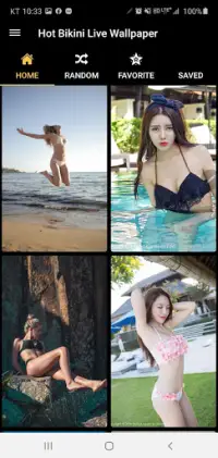 Hot Bikini sexy girls Live Wallpaper HD 4K Screen Shot 0