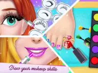 Fashion Model Makeup Salon : Girls Makeover Game Screen Shot 7