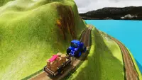 Berat Traktor Troli Kargo Sim: Berkebun Permainan Screen Shot 1