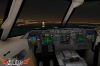 Flight Simulator Night - Fly O Screen Shot 1