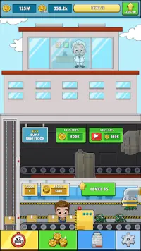 Idle Box Tycoon - Incremental Factory Game Screen Shot 1