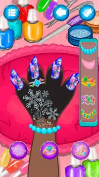 Hippo manicure: Game for girls Screen Shot 6