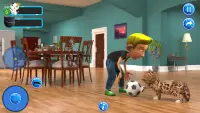 هريرة أليف افتراضية لطيفة - لعبة قط مجانية للأطفال Screen Shot 0