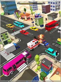 Traffic Controller Simulator-Road Accidents Rescue Screen Shot 5