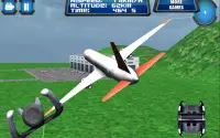 3D飛行機フライトフライシミュレータ Screen Shot 0