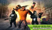 gorilla distruggon città furia Screen Shot 4