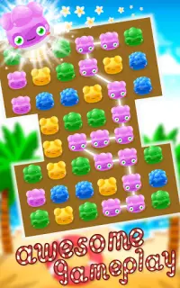 Candy Jelly Match 3 Game - Cookie Fun Screen Shot 2