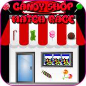 Candy Shop Match Race Game