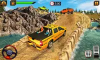 SUV Taxi Yellow Cab: Offroad NY Taxi Driving Game Screen Shot 3