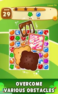 캔디 팝 : 달콤한 매치3 퍼즐 Screen Shot 11