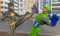 Super Black flash speed lightning hero:Flash Game Screen Shot 0
