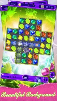 Jewels Plus Deluxe 2019 - Match 3 Puzzle King Screen Shot 2