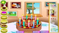 लड़कियों के लिए खेल सजाने के लिए केक Screen Shot 4