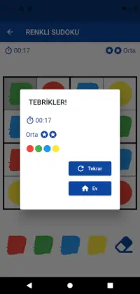 Renkli Sudoku Screen Shot 3