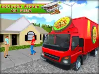 Pizza-Lieferwagen-Simulator Screen Shot 8