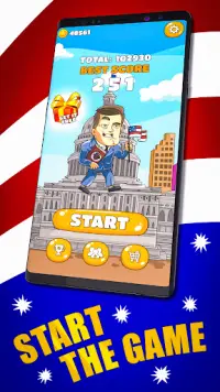 Presidential Election: Fun Arcade Race Screen Shot 1