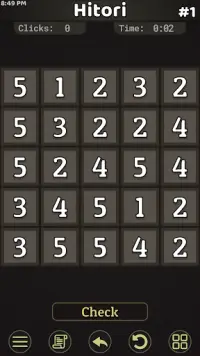 Hitori - 1000 Logic puzzles with numbers Screen Shot 1