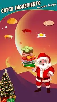 Santa Clause Cooking Burger Screen Shot 2