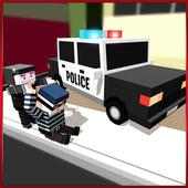 Police Cube Car Craft Sims 3D