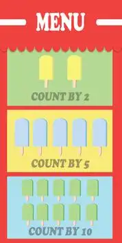 123 Ice Cream - By 2, 5, & 10 Screen Shot 1