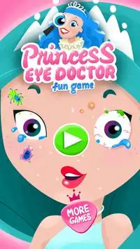 Princess Eye Doctor Kids Game Screen Shot 2