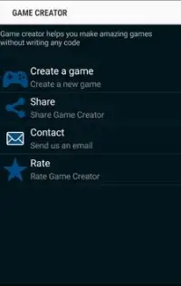 Game Creator Screen Shot 0