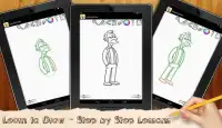 シンプソンズファミリーの人を描く方法を学ぶ Screen Shot 8