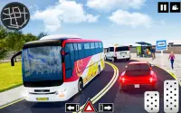 コーチバスシミュレーター-乗用バス運転ゲーム Screen Shot 4
