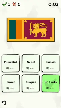 Países da Ásia - Quiz: Mapas, Capitais, Bandeiras Screen Shot 1