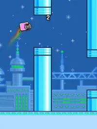 Flappy Nyan: flying cat wings Screen Shot 13
