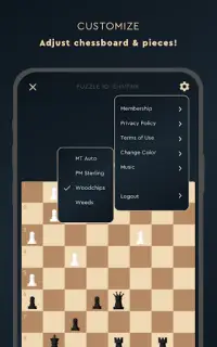 Tactics Frenzy – Quebra-cabeça de xadrez Screen Shot 15