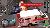 เฮลิ รถพยาบาล เครื่องจำลอง เกม Screen Shot 1