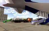 Frachtflugzeug-Simulator: Auto Transporter Truck 3 Screen Shot 4