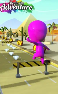 Twisty Color Runner - Endless Road Run Game Screen Shot 0