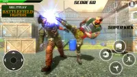 kung fu prajurit : pejuang militer game Screen Shot 4