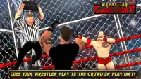 Wrestling Cage Fight - Free Wrestling Games 2K18 Screen Shot 0