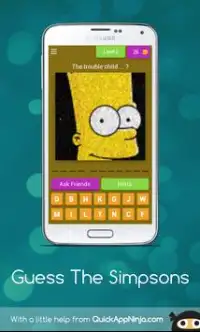 Guess The Simpsons Screen Shot 2