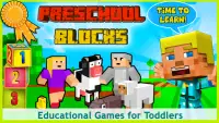 Blocks for Toddlers - free number games for baby  Screen Shot 1