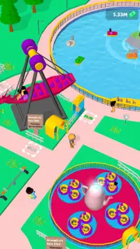 Sim Sim:Arcade idle Theme Park Screen Shot 8