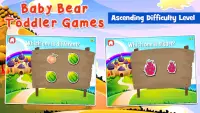 Baby Bear Games for Toddlers Screen Shot 1