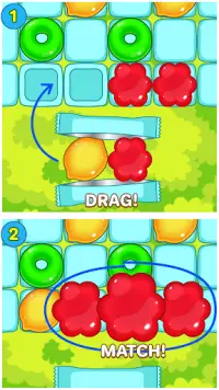 Jellyx - Nuovo gioco di puzzle a doppio blocco Screen Shot 1